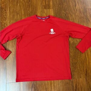 Under Armour Red Long Sleeve Tee